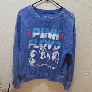 Pink Floyd Vintage Blue Crew Neck Sweater